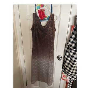 Ombré glitter dress